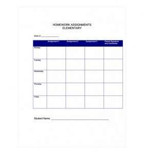 Study Schedule Template