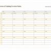 Five Day Schedule Template