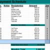 6+ Bill Payment Schedule Templates