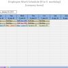 6+ Free Labor schedule templates