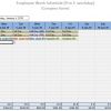 5+ Free Employee Work Schedule Templates
