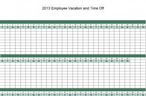 Vacation Schedule Template