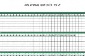 Vacation Schedule Template