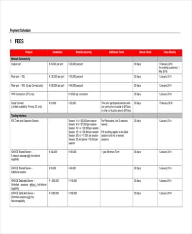 schedule disbursement template templates kb excel