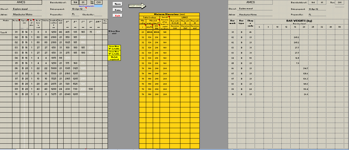 bar-schedule-template