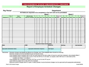 6+ Free Labor schedule templates - Word Excel